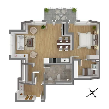 Birkenhof App 37, Dünensuite Apartment